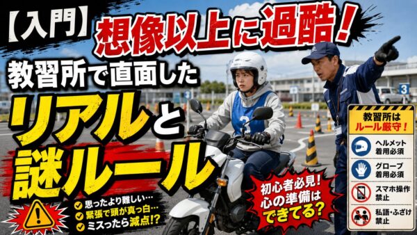【入門】想像以上に過酷!教習所で直面したリアルと謎ルール