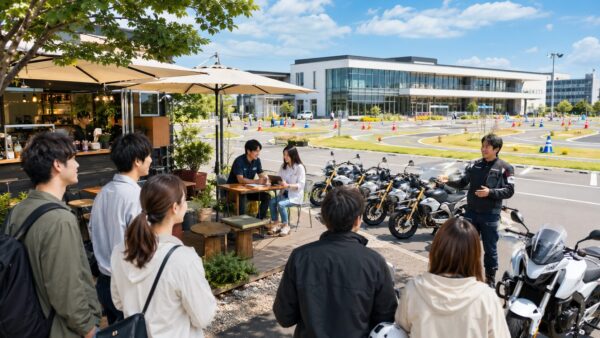 バイクユーザーを集める教習所の変わった取り組み
