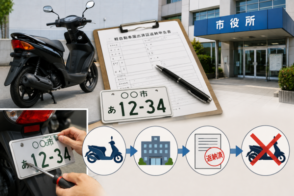 125ccバイクの「廃車」とはどんな手続?