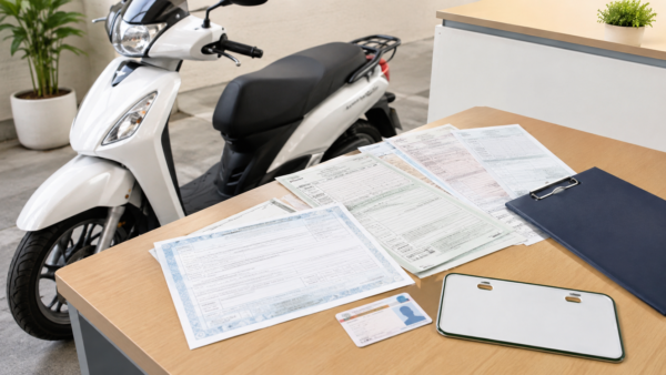 125ccバイクの廃車に必要な書類