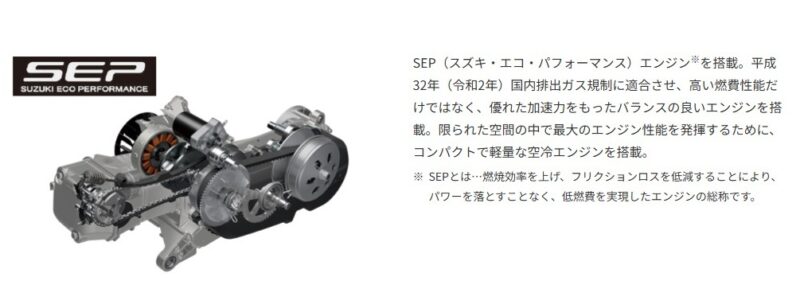 SEP(Suzuki Eco Performance)エンジン